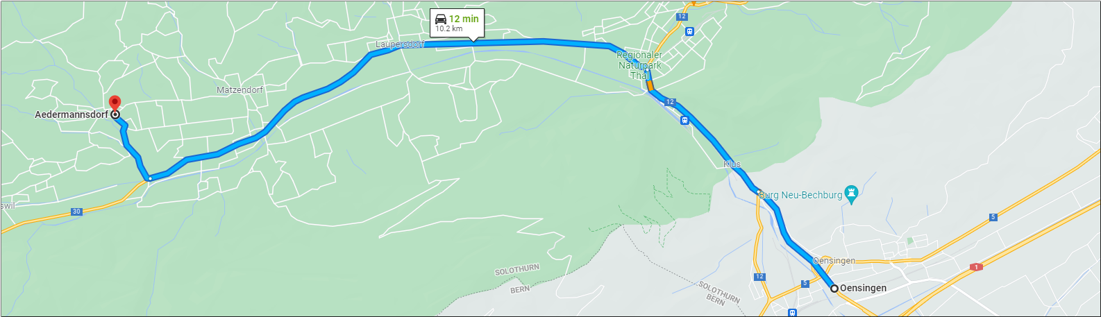 20 Minuten von der Autobahn